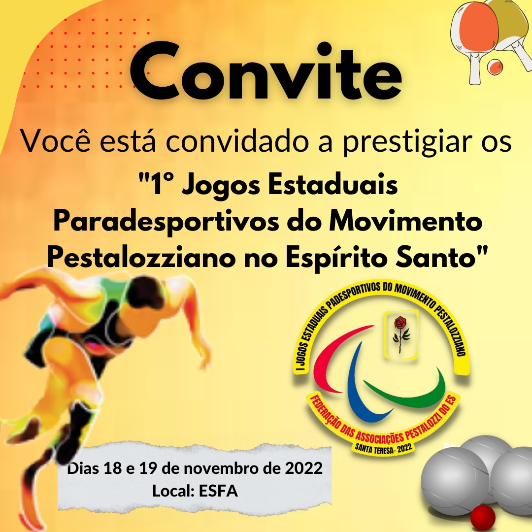 I Jogos Paradesportivos do Movimento Pestalozziano no Espírito Santo