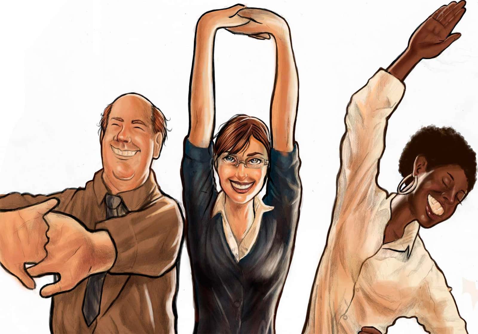 Ginastica Laboral, começando o dia bem
